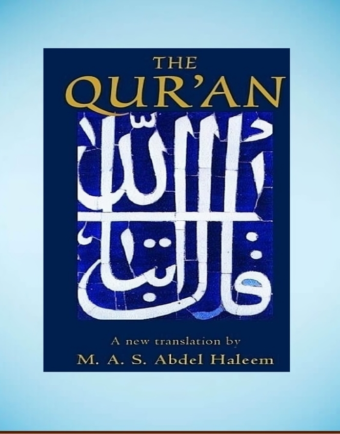 the qur'an by m. a. s. abdel haleem