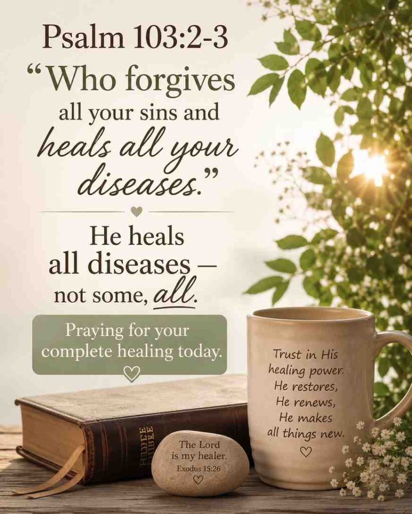 Bible Verses for Get Well Prayer Messages
