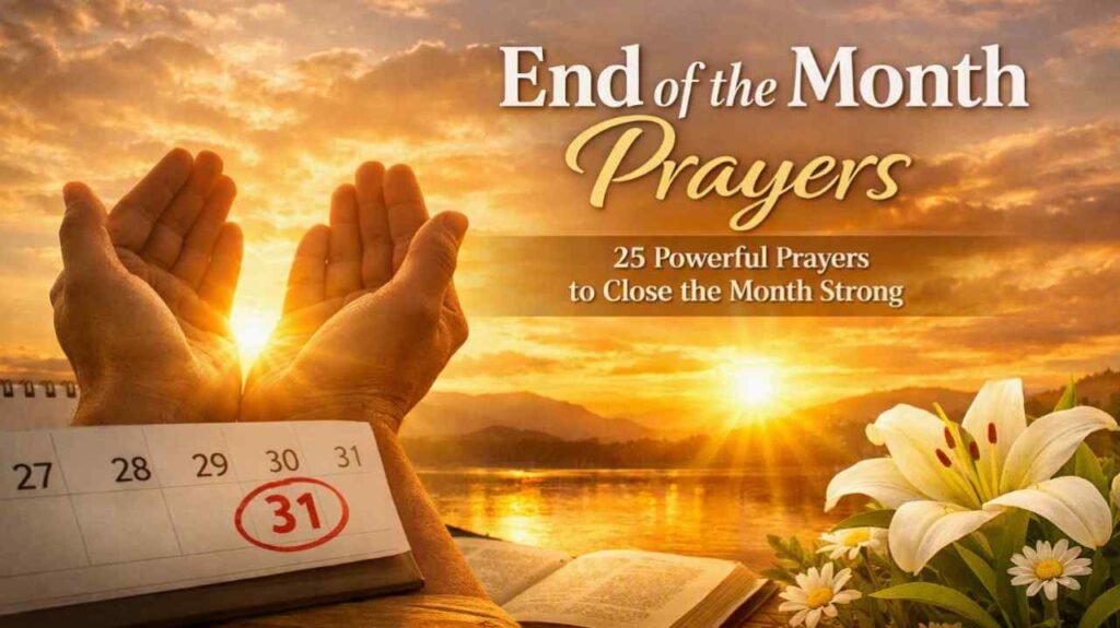 End of the Month Prayers