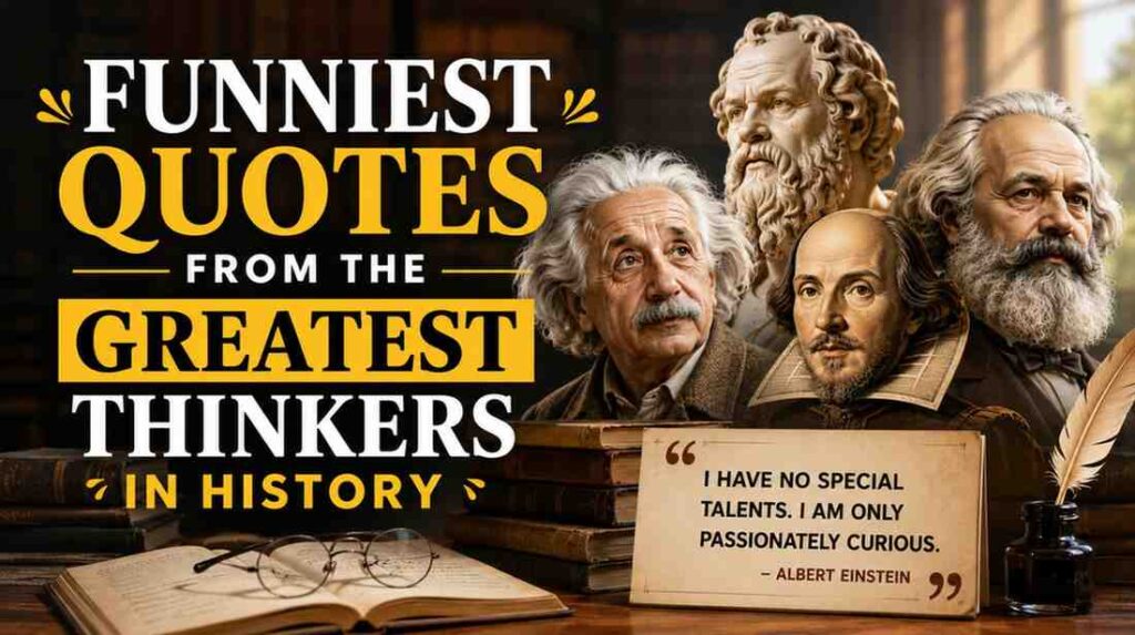 Funniest Quotes From the Greatest Thinkers in History
