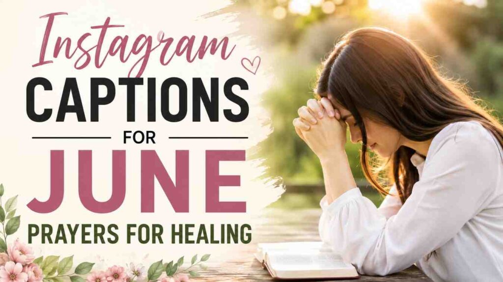 Instagram Captions For June Prayers For Healing