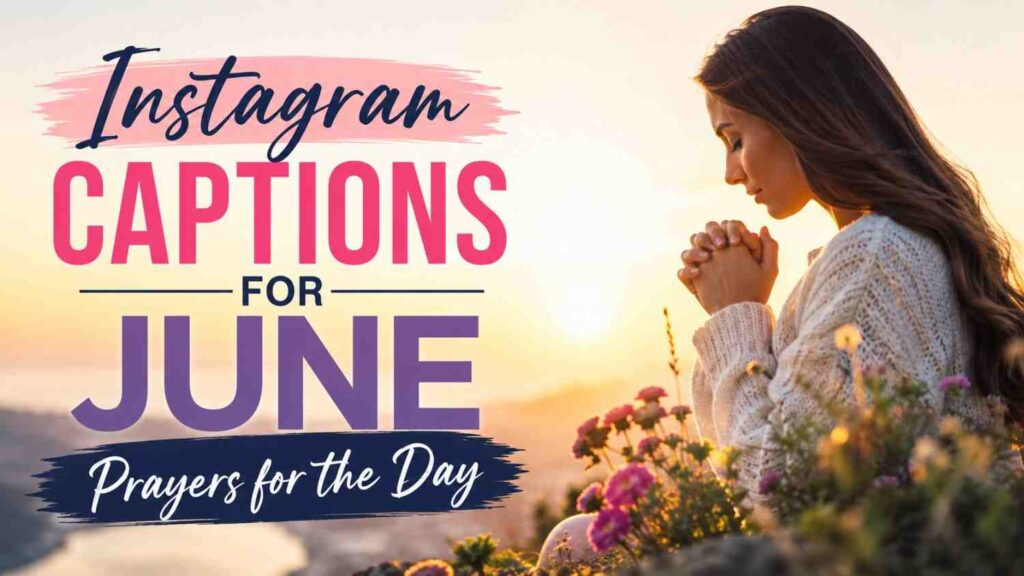 Instagram Captions for June Prayers for the Day