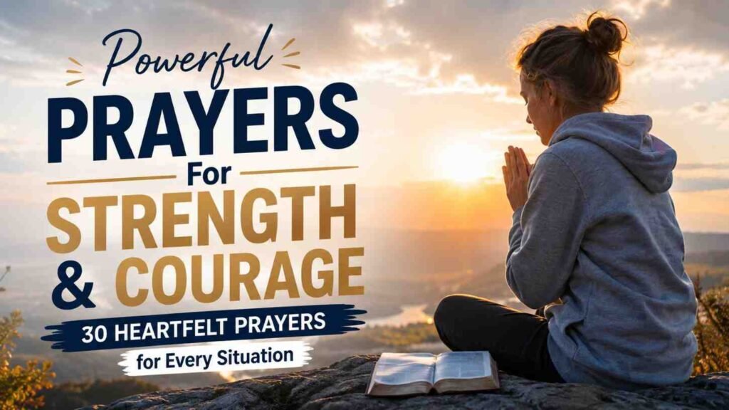 Powerful Prayers For Strength And Courage