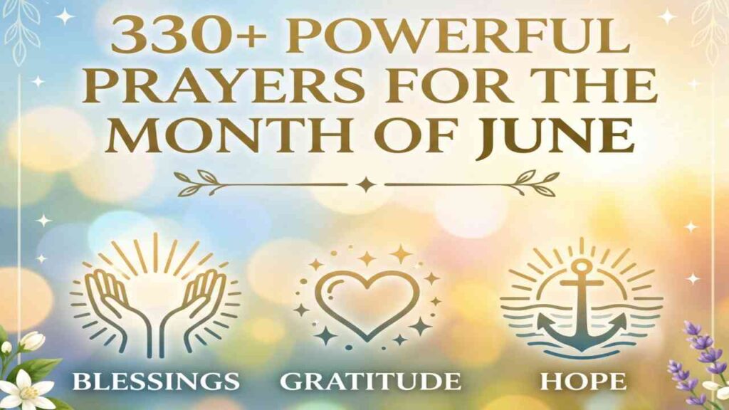 Powerful Prayers for the Month of June