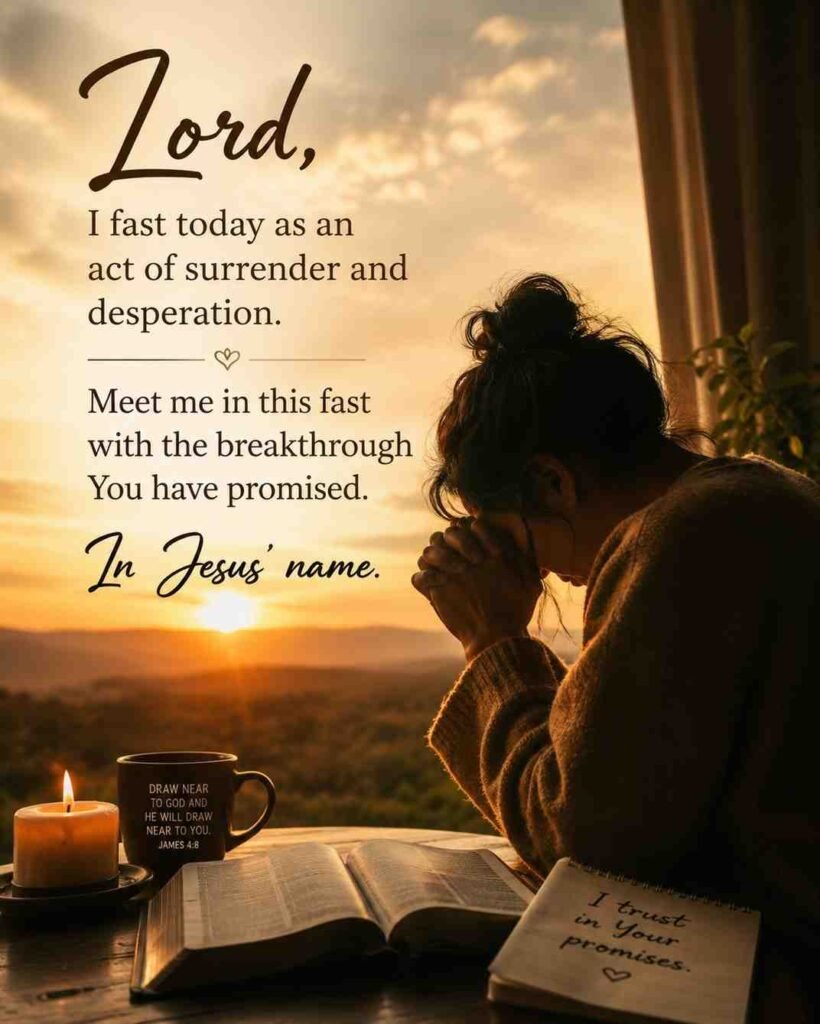 Prayer Points During Fasting with Scriptures