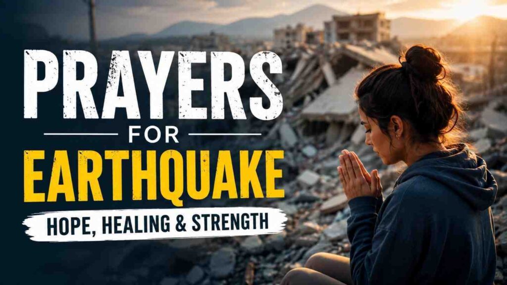 Prayers for Earthquake