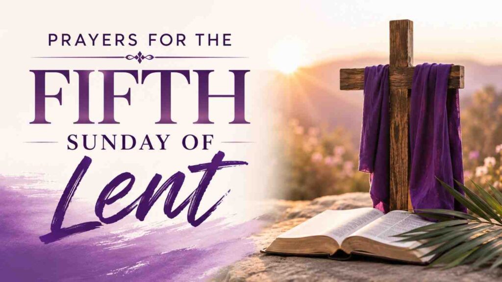 Prayers for the Fifth Sunday of Lent