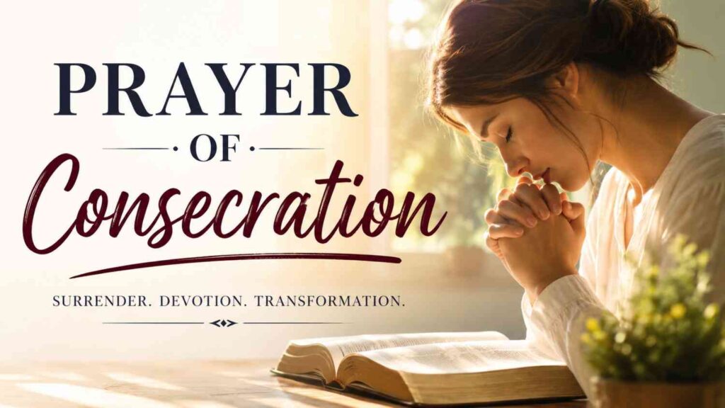 Prayers of Consecration