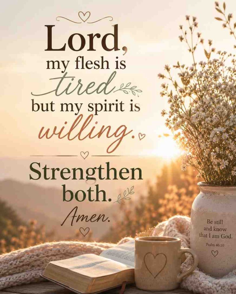 Short Friday Morning Prayers for Strength