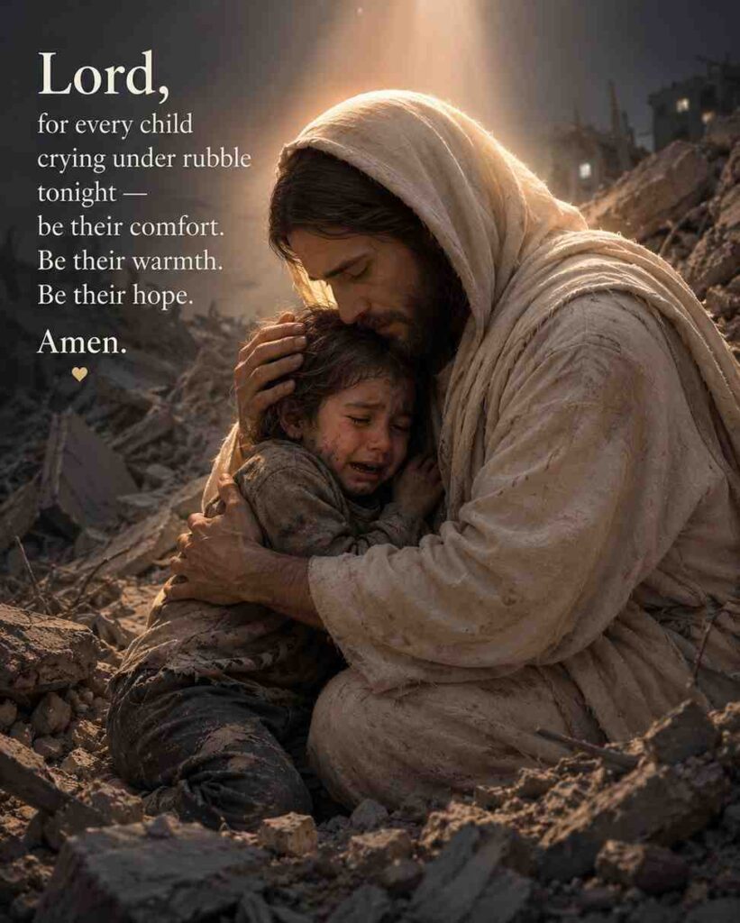 prayers for earthquake victims