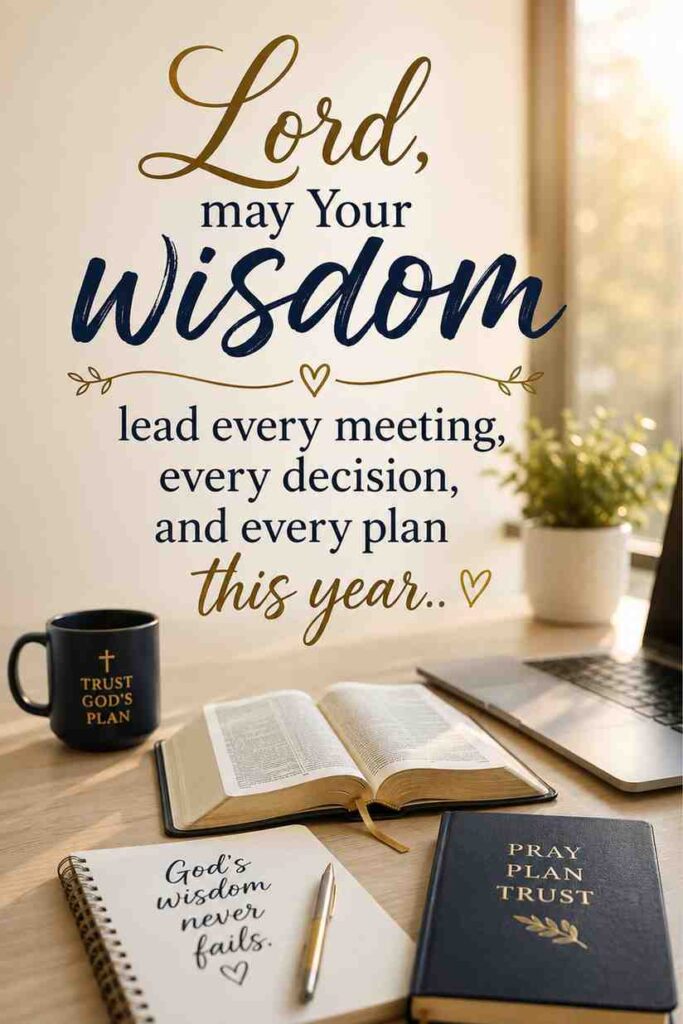 Biblical Prayers for a New Year at Work