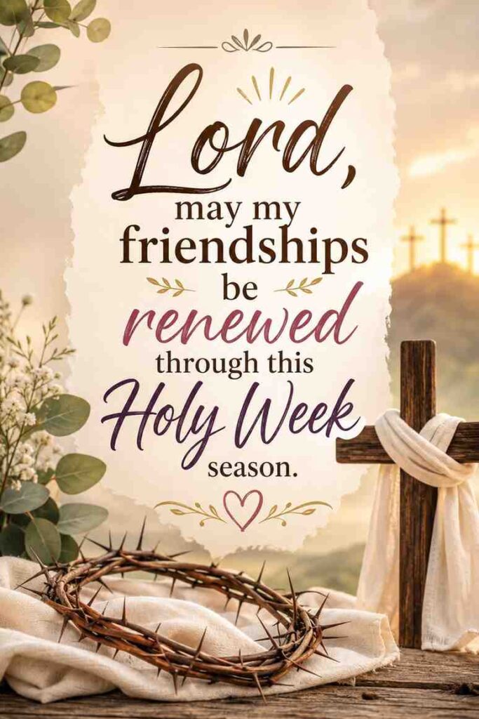 Holy Week Prayers For Family