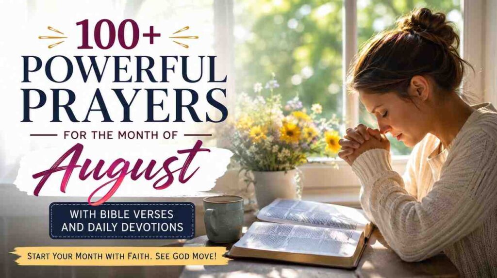 Prayers for the Month of August