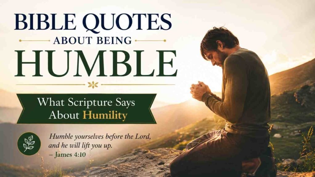 35 Bible Verse About Being Humble