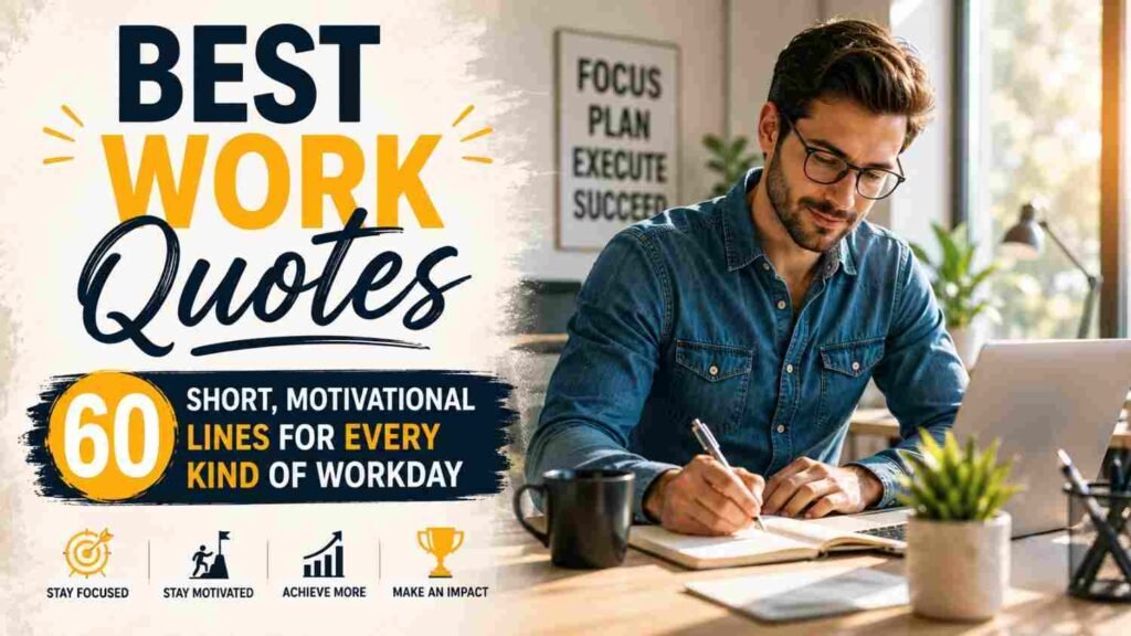 Best Work Quotes