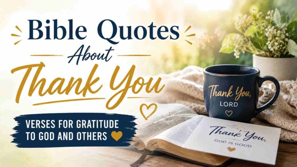 Bible Verse About Thank You
