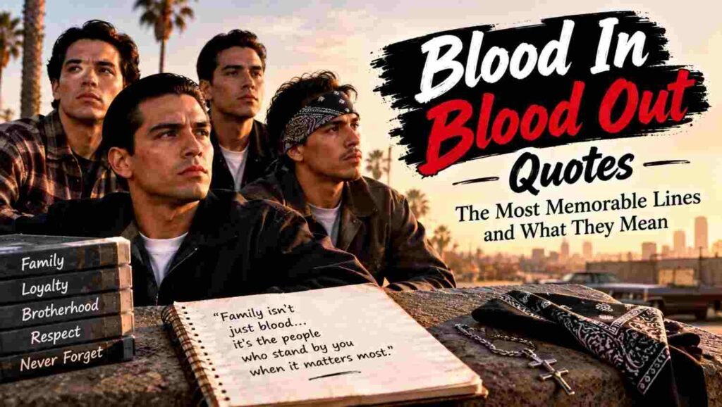 Blood In Blood Out Quotes