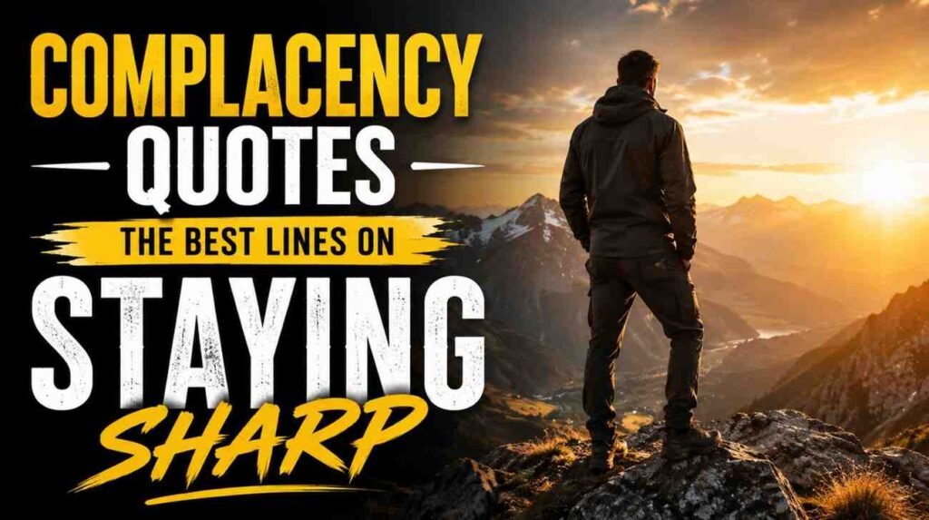 Complacency Quotes
