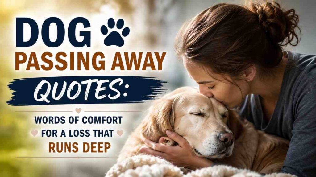 Dog Passing Away Quotes