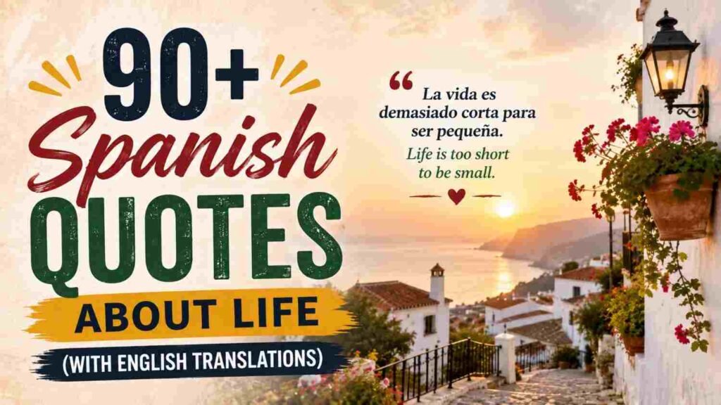 Spanish Quotes About Life