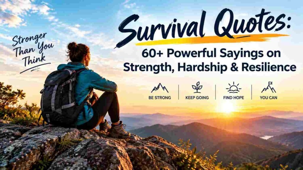 Survival Quotes