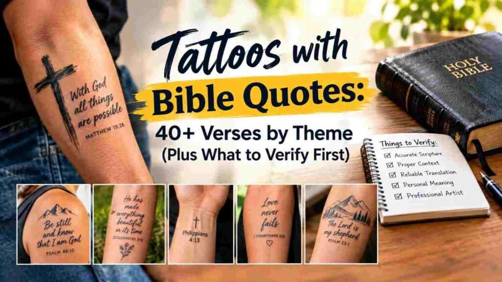 Tattoos with Bible Verses